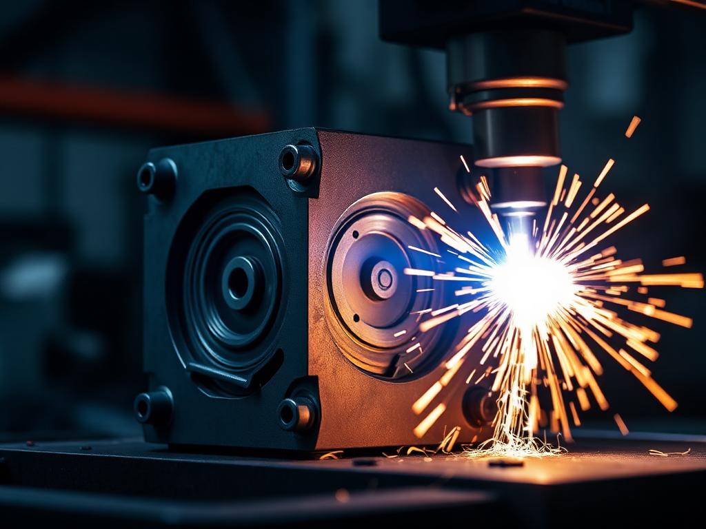 Laserschweißen an einem Werkzeugeinsatz